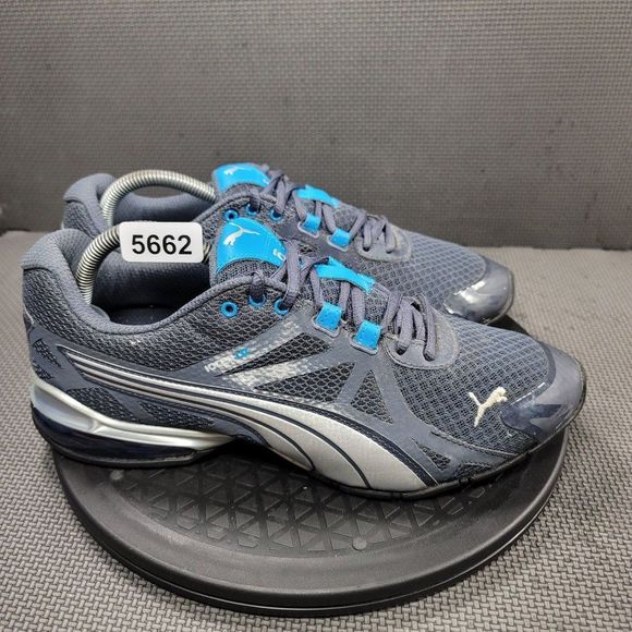 Puma Other - Mens Sz 9.5 Grey & Blue Puma Voltaic 5 Athletic Shoes